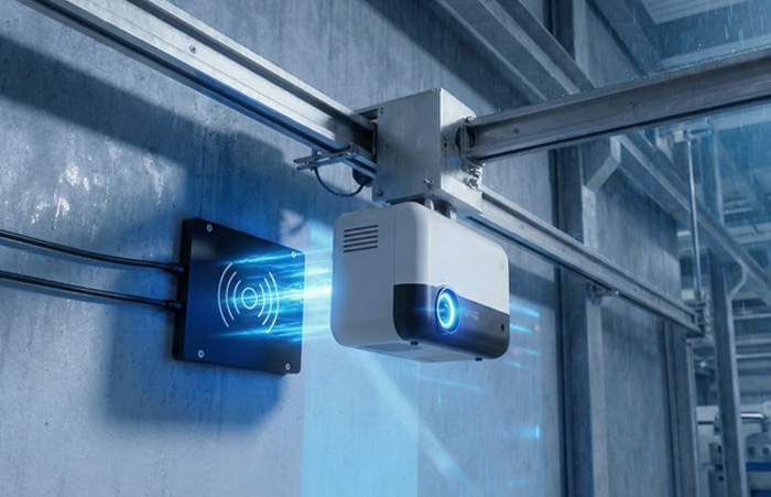 挂轨机器人无线充电